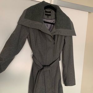 NEW Express Wool Blend Peacoat